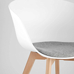 Стул из пластика с мягким сиденьем Eames варинант исполнения - 7 | Loft Concept в Рязани