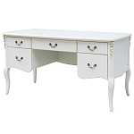 Письменный стол в стиле прованс Montmartre Provence White Desk варинант исполнения - 1 | Loft Concept в Рязани