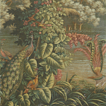 Обои ручная роспись Le Brésil Brume варинант исполнения - 4 | Loft Concept в Рязани