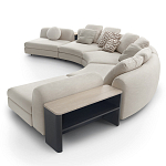 Большой угловой Диван California трансформер с приставными деревянными модулями   варинант исполнения - 2 | Loft Concept в Рязани