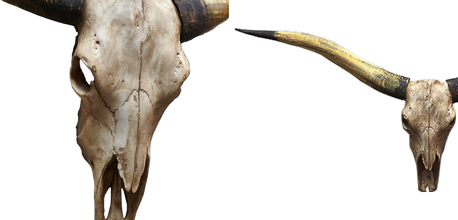 Аксессуар на стену Bull Skull beige Аксессуар на стену Bull Skull beige - Loft-Concept в Рязани