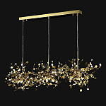 Люстра подвесная из трех частей с металлическими круглыми элементами Terzani Argent варинант исполнения - 5 | Loft Concept в Рязани