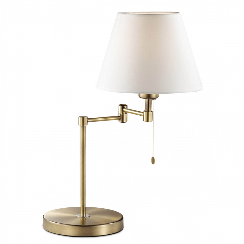 Настольная лампа Selvo Bronze Table lamp Белый Бронза Настольная лампа Selvo Bronze Table lamp Белый Бронза в Рязани | Loft Concept