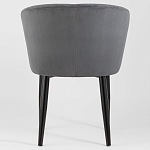 Мягкое кресло на металлических ножках Shaggy Dark Grey варинант исполнения - 3 | Loft Concept в Рязани