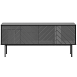 Длинная тумба с зеркальным декором Serena варинант исполнения - 11 | Loft Concept в Рязани