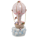 Статуэтка фарфоровая музыкальная Девочка на воздушном шаре Charming Statuette варинант исполнения - 1 | Loft Concept в Рязани