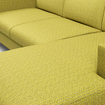 Мебельная ткань Шенилл горчичный цвет 142 см T4-62 варинант исполнения - 10 | Loft Concept в Рязани