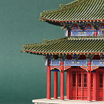 Макет Китайской пагоды миниатюра Дворцовый парк Синцинь в Пекине варинант исполнения - 1 | Loft Concept в Рязани