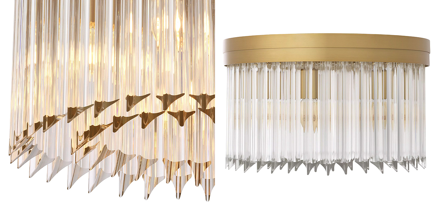 Потолочный светильник Eichholtz Ceiling Lamp Evina Потолочный светильник Eichholtz Ceiling Lamp Evina - Loft-Concept в Рязани
