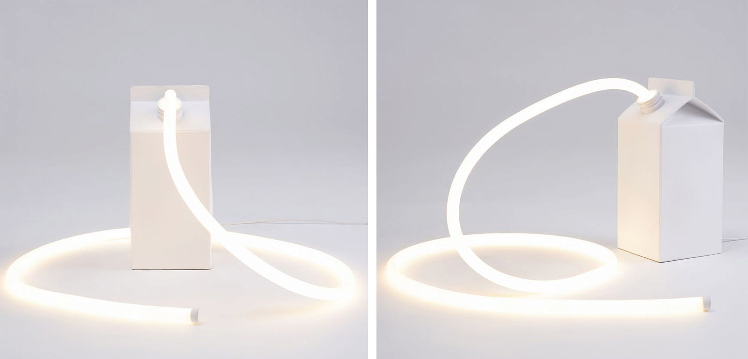 Настольная лампа Seletti Daily Glow Milk Настольная лампа Seletti Daily Glow Milk - Loft-Concept в Рязани