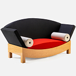 Дизайнерский диван с двумя подушками-валиками Poltronova Mitzi Sofa варинант исполнения - 3 | Loft Concept в Рязани