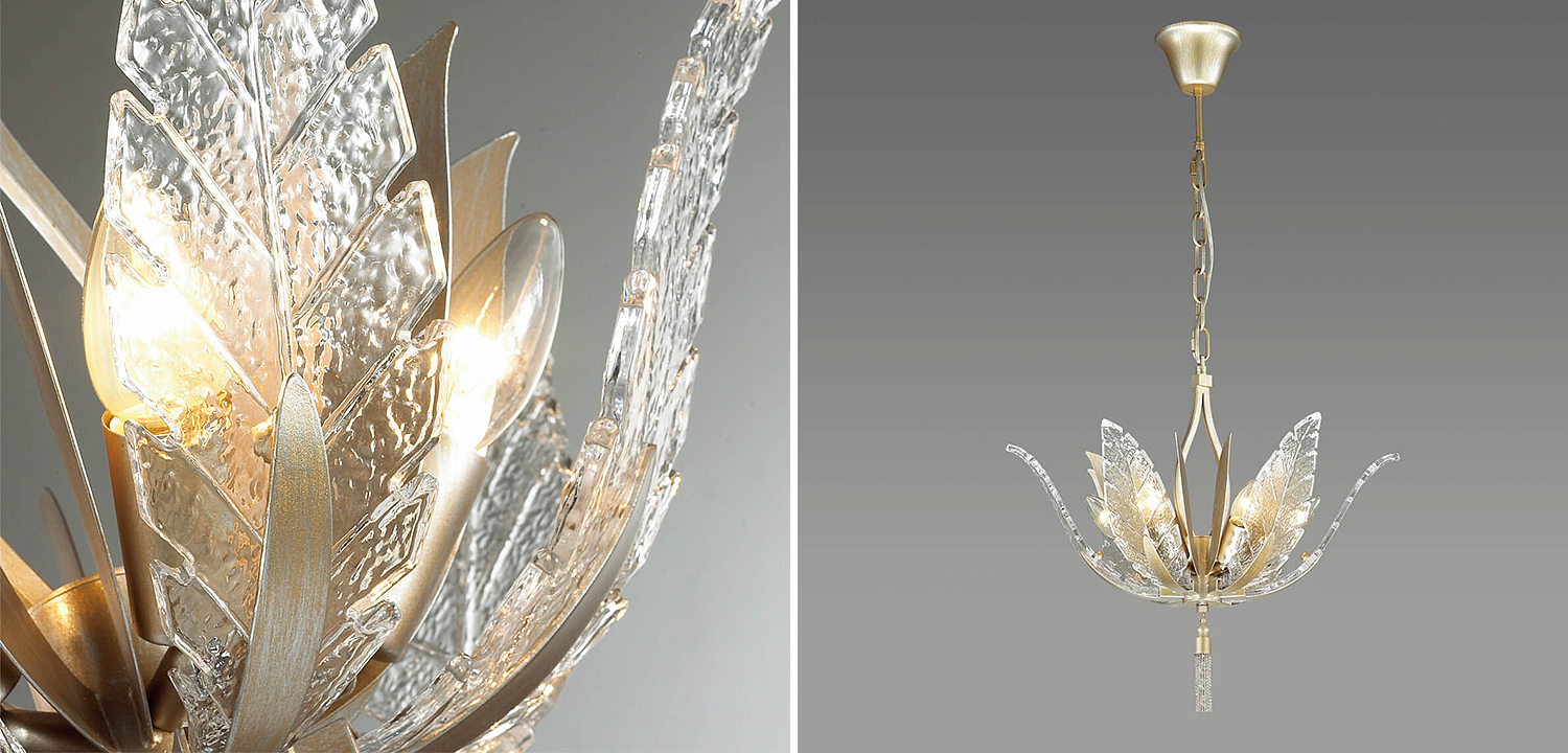 Люстра Glass Petals Chandelier 50 Люстра Glass Petals Chandelier 50 - Loft-Concept в Рязани