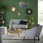 Кресло серое Pauley Grey Armchair варинант исполнения - 4 | Loft Concept в Рязани