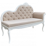 Рекомье со спинкой в стиле прованс Montmartre Provence Ottoman варинант исполнения - 2 | Loft Concept в Рязани