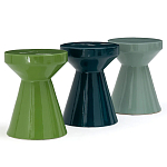 Приставной стол из керамики Manufacto Green варинант исполнения - 3 | Loft Concept в Рязани