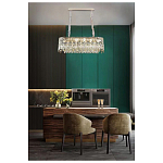 Люстра овальная с хрустальными подвесками Roul Crystal Light варинант исполнения - 8 | Loft Concept в Рязани