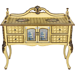 Комод деревянный Illustration of flowers варинант исполнения - 1 | Loft Concept в Рязани