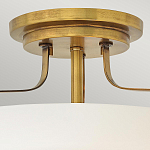 Потолочный светильник с круглым матовым белым плафоном Hinkley варинант исполнения - 6 | Loft Concept в Рязани