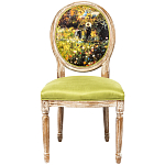 Стул из натурального бука с цветочным принтом Impressionism in Color варинант исполнения - 1 | Loft Concept в Рязани