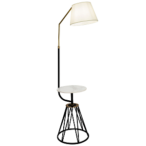 Торшер с абажуром и приставным столом Ottavio Lighting and Furniture Floor Lamp