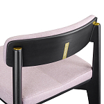 Барный стул из массива ясеня с обивкой из рогожки Elegant Ash Shape варинант исполнения - 5 | Loft Concept в Рязани