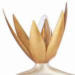 Торшер с 3-мя плафонами в виде цветов Golden Bird of Paradise варинант исполнения - 1 | Loft Concept в Рязани