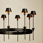 Люстра круглая со светодиодными лампами Innovation варинант исполнения - 5 | Loft Concept в Рязани