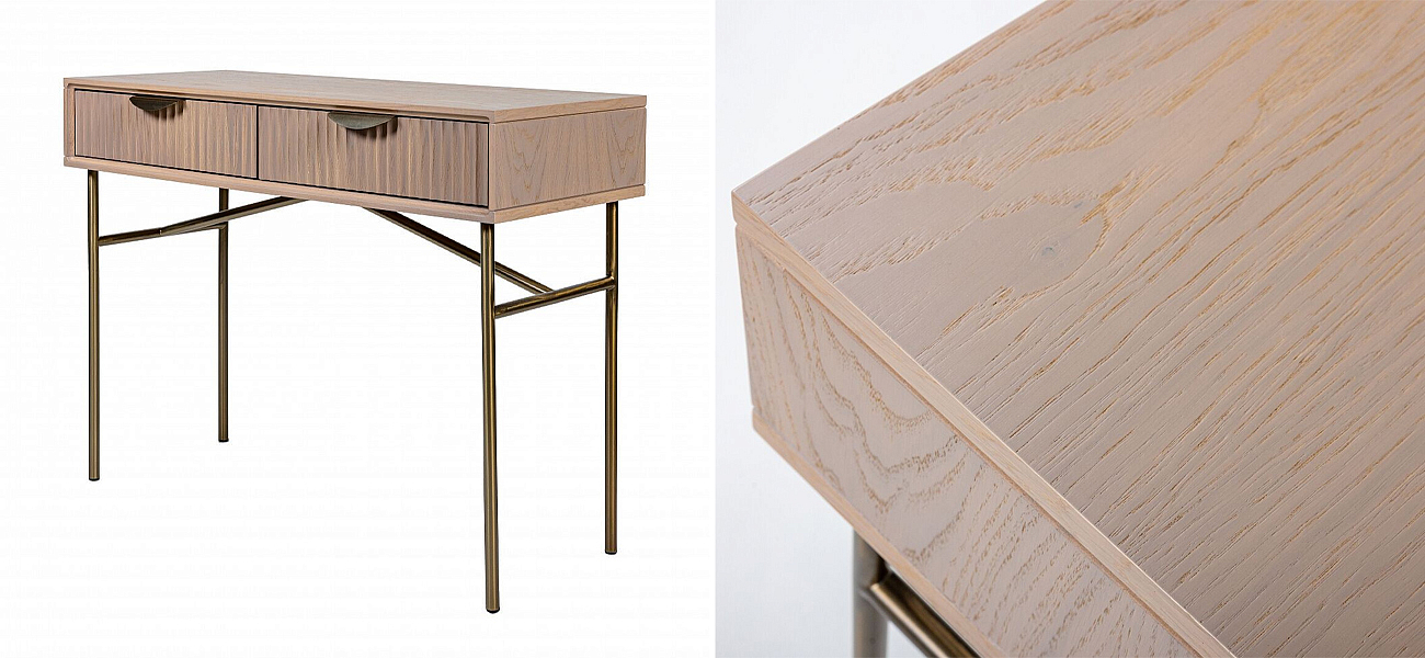 Консоль Antique Order Бежевый Шпон Дуба Консоль Antique Order Бежевый Шпон Дуба - Loft-Concept в Рязани