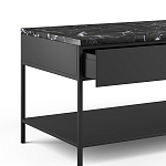 ТВ-тумба с мраморной столешницей Vayo Marble TV Stand варинант исполнения - 4 | Loft Concept в Рязани