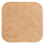 Ковер из джута квадратный с закругленными краями Atlas варинант исполнения - 1 | Loft Concept в Рязани