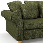 Мебельная ткань Шенилл зеленый цвет 138 см T4-22 варинант исполнения - 7 | Loft Concept в Рязани