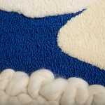 Ковер ручной работы Electric blue and popcorn варинант исполнения - 3 | Loft Concept в Рязани