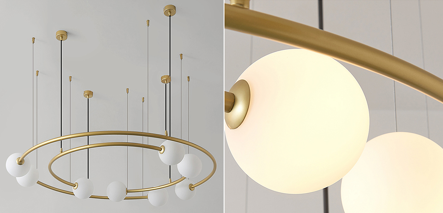 Люстра PLANETARY Ring Gold Люстра PLANETARY Ring Gold - Loft-Concept в Рязани