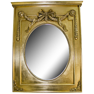 Зеркало Oval in Massive Golden Frame