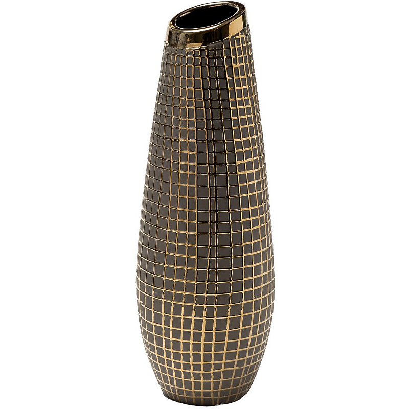 Ваза Golden mesh 35 Бежевый Золотой в Рязани | Loft Concept 