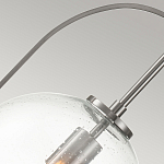 Подвесной светильник с прозрачным плафоном в форме шара в арочной подвеске Hinkley варинант исполнения - 16 | Loft Concept в Рязани