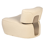 Кресло бежевое без подлокотников с обивкой из ткани букле Space of Freedom варинант исполнения - 2 | Loft Concept в Рязани