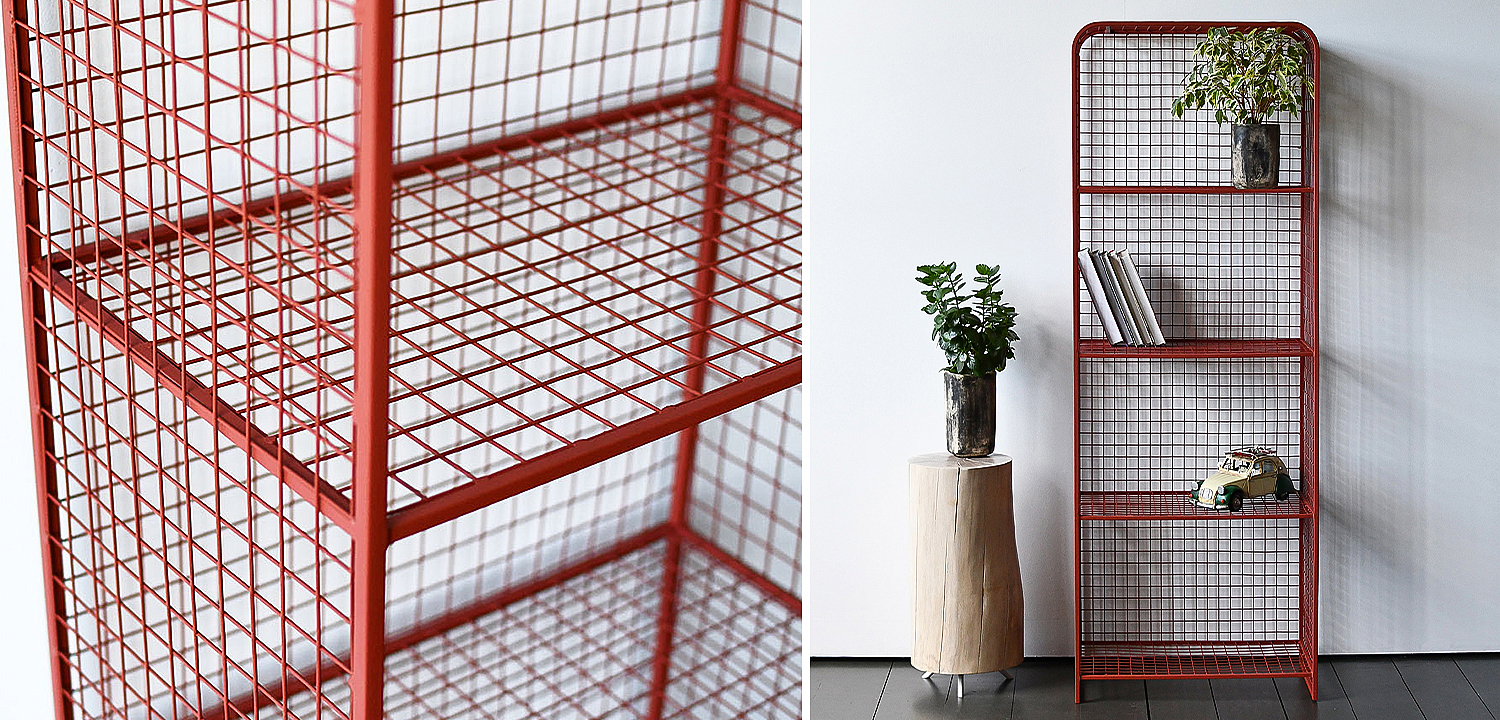 Стеллаж Weir Industrial Metal Rust Rack Стеллаж Weir Industrial Metal Rust Rack - Loft-Concept в Рязани
