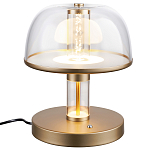 Настольная лампа с плафоном из акрила и металлическим основанием Blanton 23 варинант исполнения - 2 | Loft Concept в Рязани