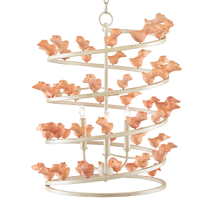 Люстра спиралевидная с фигурками птенцов Playful Chandelier