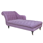 Кушетка фиолетовая с мягкой обивкой из велюра Michael Couch варинант исполнения - 1 | Loft Concept в Рязани