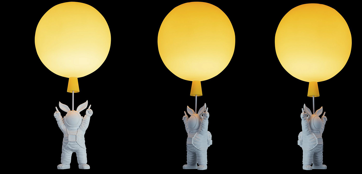 Потолочный светильник Cosmonaut yellow ball Потолочный светильник Cosmonaut yellow ball - Loft-Concept в Рязани
