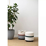 Пуф с плетеной светло-бежевой обивкой Serene Holidays варинант исполнения - 4 | Loft Concept в Рязани