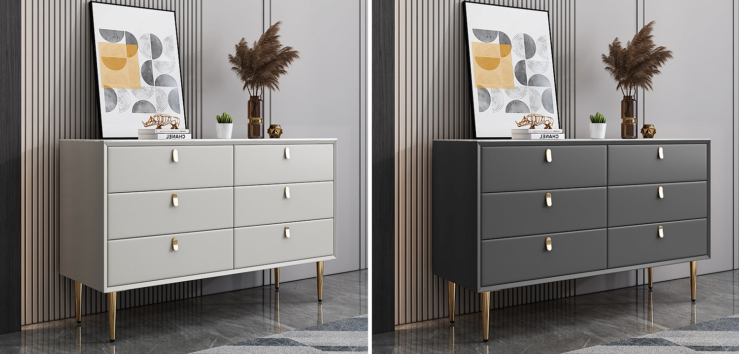 Комод Olson Leather Chest of Drawers 120 Комод Olson Leather Chest of Drawers 120 - Loft-Concept в Рязани