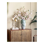 Ваза высокая с зелеными цветочными и птичьими мотивами Vase Inspired by Nature варинант исполнения - 5 | Loft Concept в Рязани