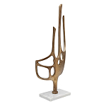 Аксессуар современный Абстракция Abstract Sculpture Brass варинант исполнения - 2 | Loft Concept в Рязани