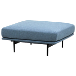 Оттоманка голубая Vergil Blue Ottoman варинант исполнения - 1 | Loft Concept в Рязани