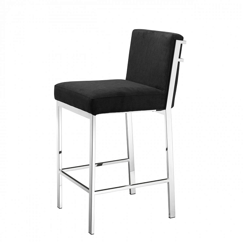 Полубарный стул Eichholtz Counter Stool Scott Steel Черный Нержавеющая сталь Полубарный стул Eichholtz Counter Stool Scott Steel Черный Нержавеющая сталь в Рязани | Loft Concept