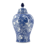 Ваза с крышкой в китайском стиле Гранатовое дерево Blooming Pomegranate варинант исполнения - 3 | Loft Concept в Рязани