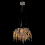 Люстра подвесная круглая с изогнутыми металлическими дугами и ниспадающими цепочками 65 см Atlantis Chain варинант исполнения - 13 | Loft Concept в Рязани